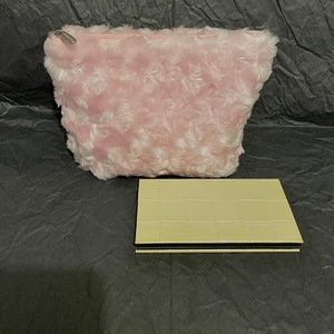 Shiseido Cosmetic pouch and Eyeshadow/Blush palette